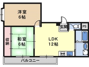 エバーグリーンの物件間取画像